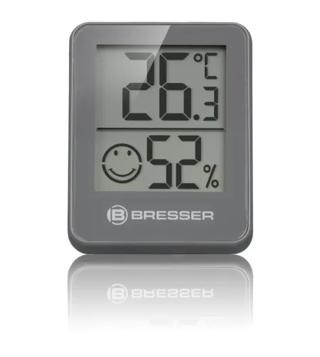 BRESSER Temeo Hygro Indicator 6 piece set Thermo-/Hygrometer grey
