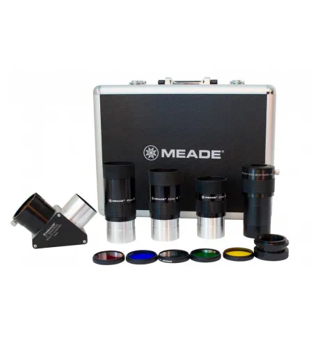 Eyepiece set Meade Series 4000 1.25" , 5 eyepieces, Barlow, filters and carrying case
