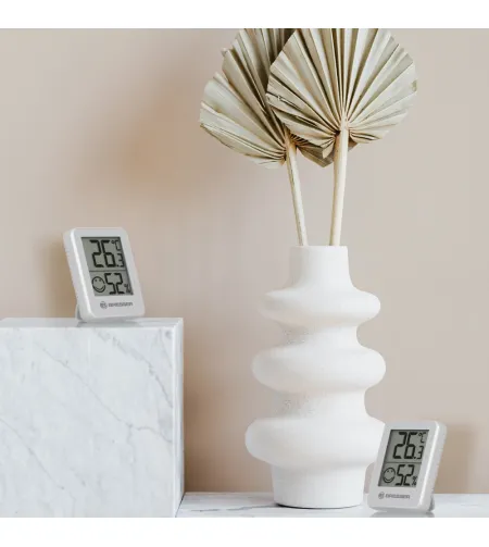 BRESSER Temeo Hygro Indikaator 6-osaline komplekt Thermo-/Hügromeetri valge