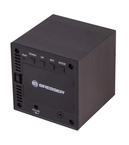 Bresser MyTime WAC Tabletop Alarm Clock, black