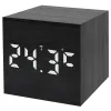 Bresser MyTime WAC Tabletop Alarm Clock, black