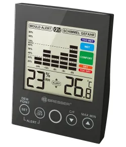 Bresser Mould Alert Hygrometer, black