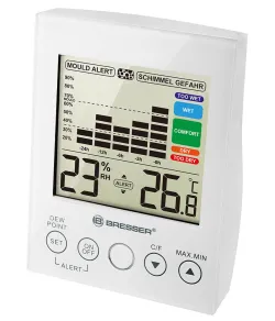 Bresser Mould Alert Hygrometer, white