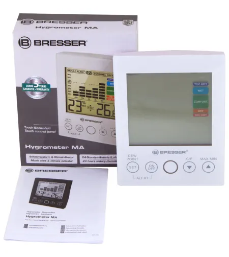 Bresser Mould Alert Hygrometer, white