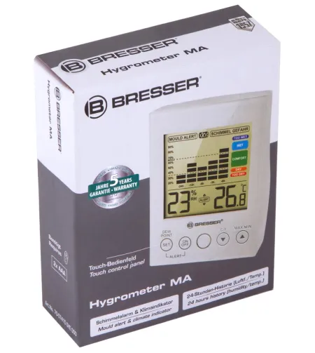 Bresser Mould Alert Hygrometer, white