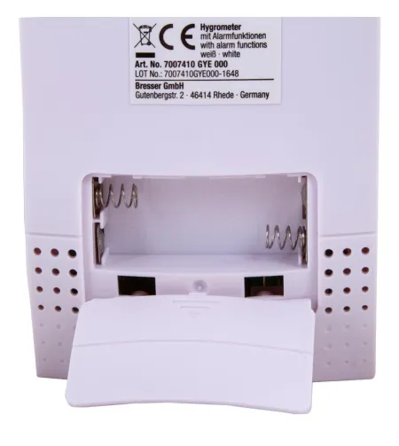 Bresser Mould Alert Hygrometer, white