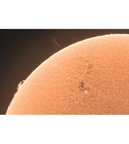 LUNT LS100THa/B1200 H-alpha Solar Telescope