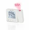 Explore Scientific RC Digital Projection Clock with Indoor Temperature, white