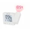 Explore Scientific RC Digital Projection Clock with Indoor Temperature, white