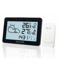Explore Scientific Radio-controlled Weather Station, black
