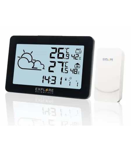 Explore Scientific Radio-controlled Weather Station, black