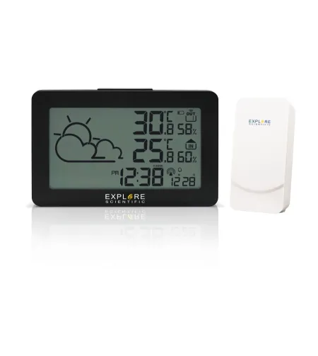 Explore Scientific Radio-controlled Weather Station, black