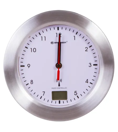 Bresser MyTime Bath Waterproof Wall Clock, white