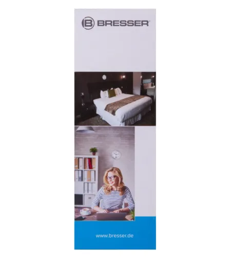 Bresser MyTime Bath Waterproof Wall Clock, white