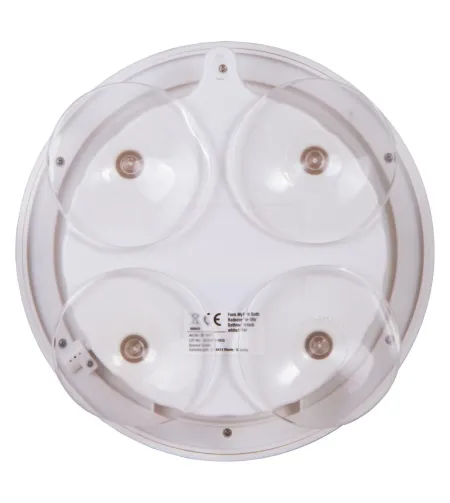 Bresser MyTime Bath Waterproof Wall Clock, white