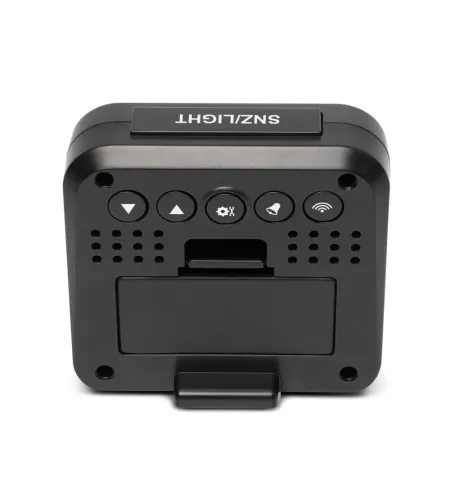 Explore Scientific RC Alarm Clock, black