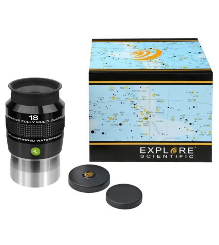 Okuliaras 18mm (2") 82&deg; Ar, EXPLORE SCIENTIFIC