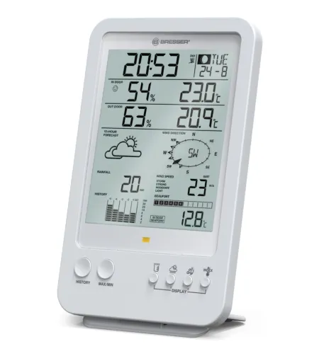 Weather Center 5-in-1 white, BRESSER