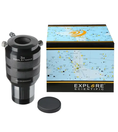Barlow objektyvas 3x 50,8mm/2", EXPLORE SCIENTIFIC