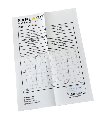 Ūko filtras CLS 2", EXPLORE SCIENTIFIC