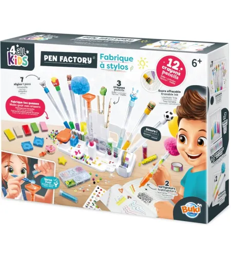 Buki Šratinukų, tušinukų, rašiklių gamybos stotelė 12vnt