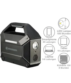 Pārnēsājams barošanas avots, 100 Watt, BRESSER