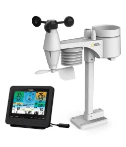 Weather Center with 7in1 Sensor,  WIFI, Colour, NATIONAL GEOGRAPHIC