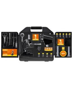 Mikroskopas 300x-1200x su kieta dėže, NATIONAL GEOGRAPHIC