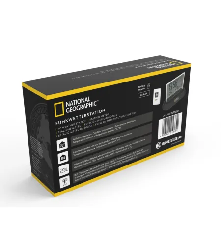 Meteoroloģiskā stacija, caurspīdīga, bezvadu, National Geographic