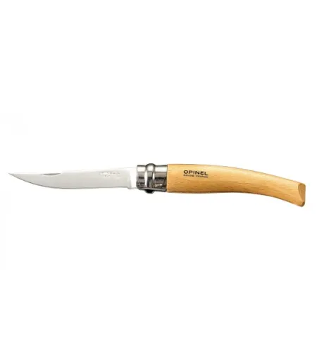 Opinel Slim Beechwood Stainless Steel Knife Nr 8