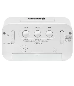 BRESSER MyTime Duo Alarm Clock white