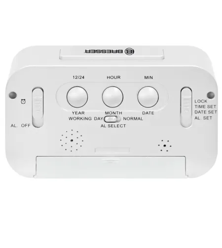 BRESSER MyTime Duo Alarm Clock white