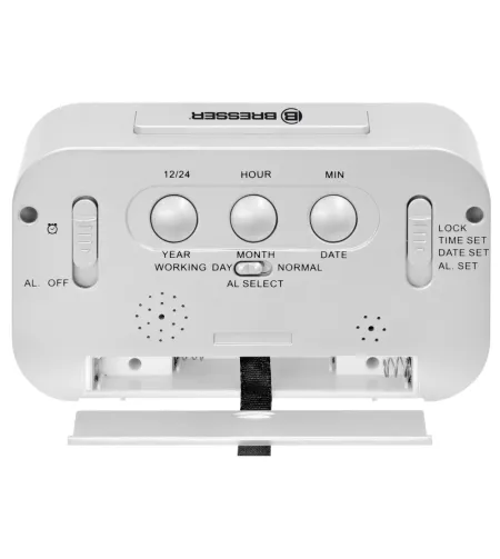 BRESSER MyTime Duo Alarm Clock white
