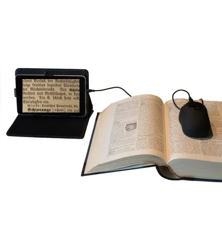 Palielināmais stikls DM-70 digitālais palielinātājs ar 7 collu planšetdatoru un skenēšanas