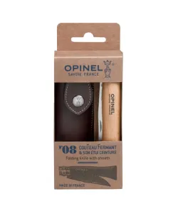 Opinel Nr 8 Stainless Steel Knife + Sheath