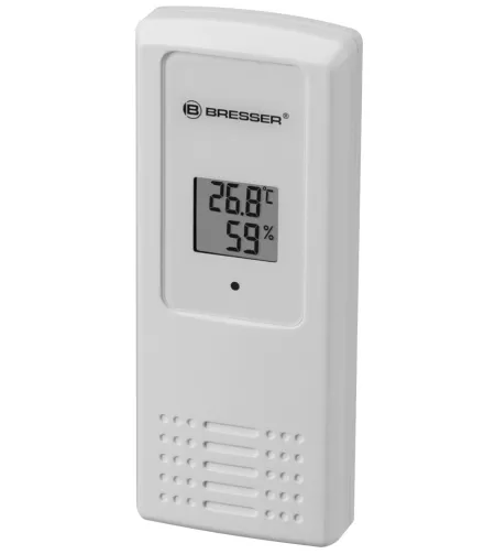 Bresser MyTime Jumbo LCD Wall Clock, white