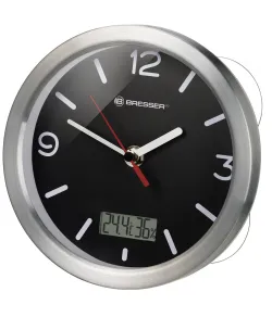 Bresser MyTime Bath Bathroom Clock, black