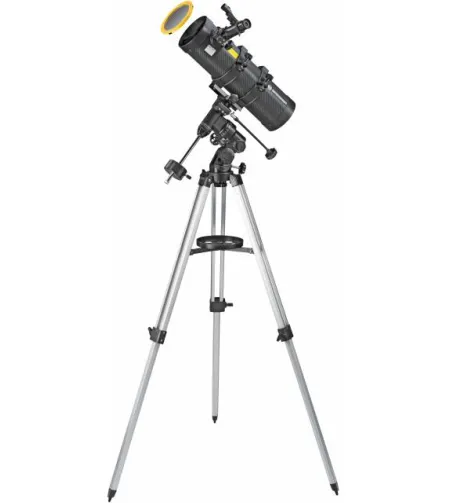 BRESSER Telescope Spica 130/1000 EQ3 - Reflector with Smartphone Adapter