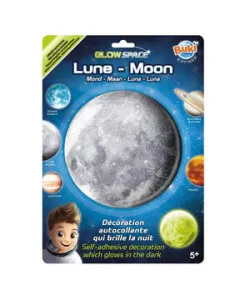 Fosforescējoša uzlīme 3D planēta - Mēness, Buki