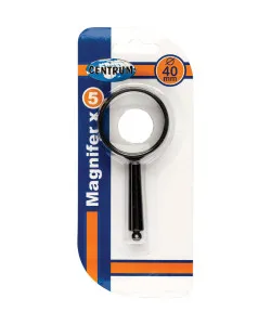 Увеличительное стекло диаметром 40 мм 5x