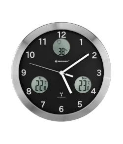 Bresser MyTime io Wall Clock 30cm, black