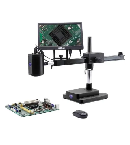 Mikroskopas, IS-02, 1 x-14 x, kamera 2MP, 11,5 colių ekranas, Optika