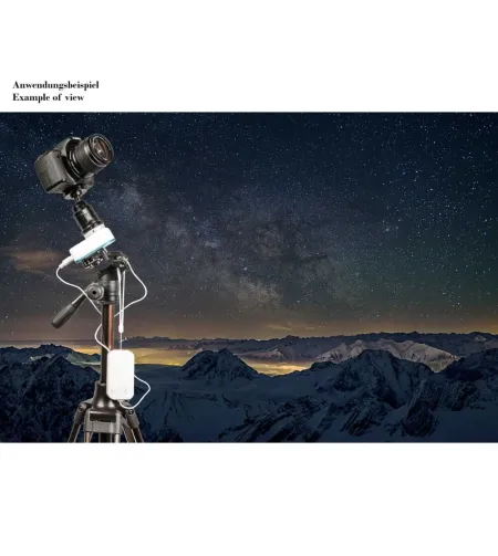 „TS-Optics NanoTracker&ldquo; - kompaktiškas fotoaparato sekimo laikiklis astrofotografijai
