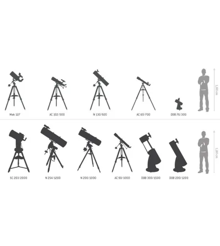 „Skywatcher AC 80/400 StarTravel AZ3&ldquo; teleskopas