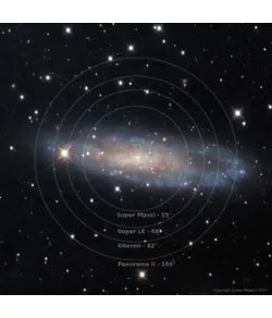 Omegon 1,25 ", 10 mm Ploessl okuliaras