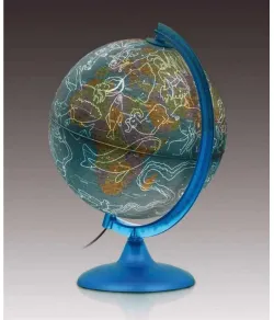 Globe NIGHT & DAY 25 cm, backlit russian language