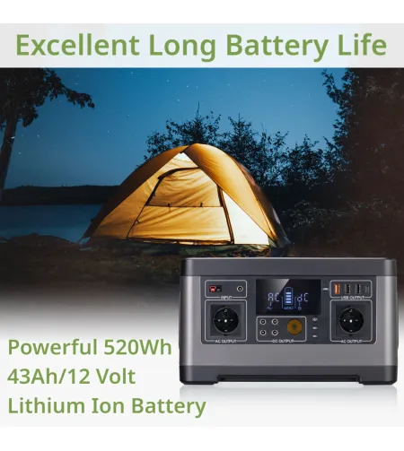 BRESSER portatīvā elektrostacija 500 W