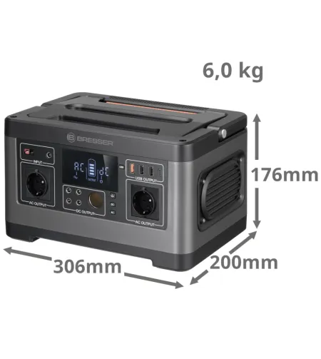 BRESSER portatīvā elektrostacija 500 W
