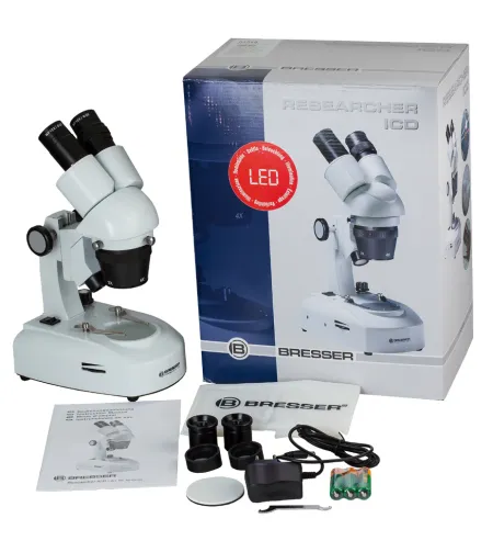 Bresser Researcher ICD LED 20–80x Mikroskoop