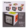 Bresser FlipMe Tabletop Alarm Clock, silver